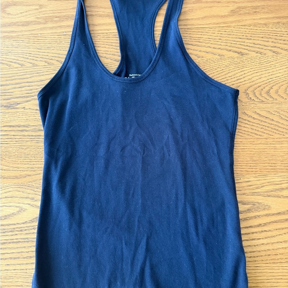 VS Tee Shop Women’s Navy Racerback Tank Top - Classic Everyday Essential